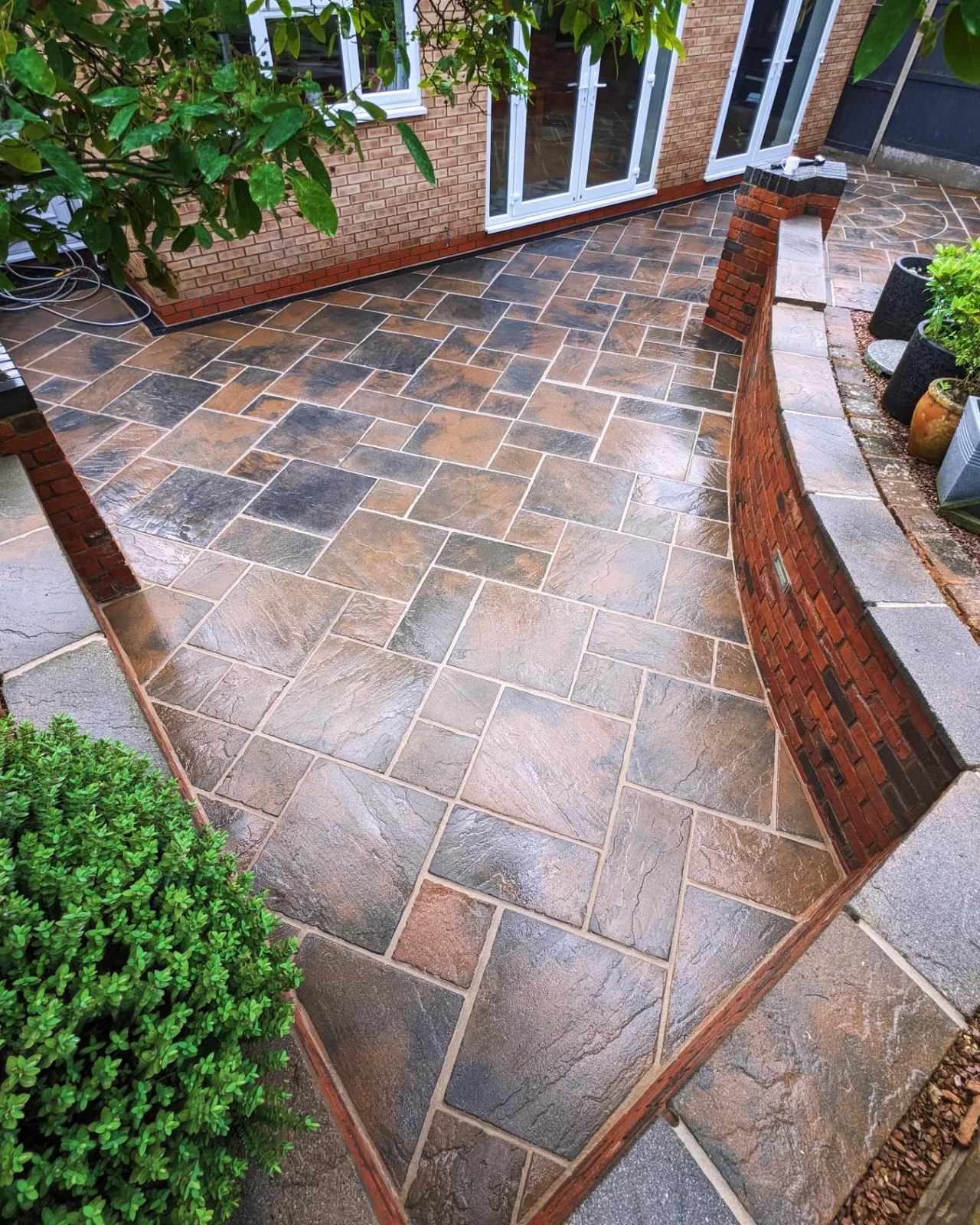 Clean garden patio from the Kent Coastal Cleaning portfolio